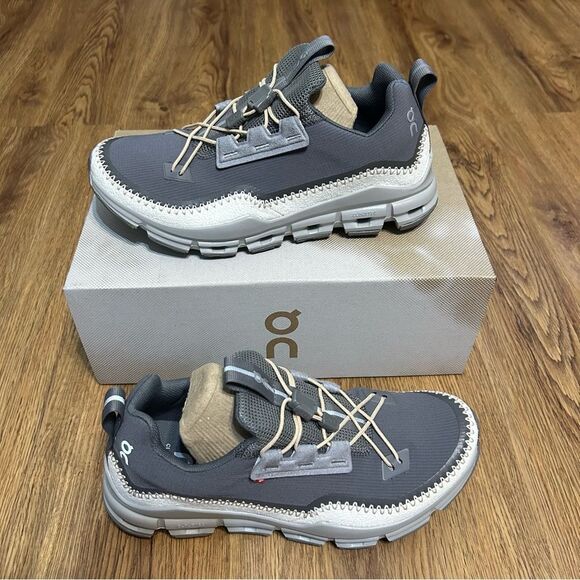 ON CLOUDAWAY asphalt ivory athle training shoes sneakers women’s 8 new in box - Picture 8 of 8